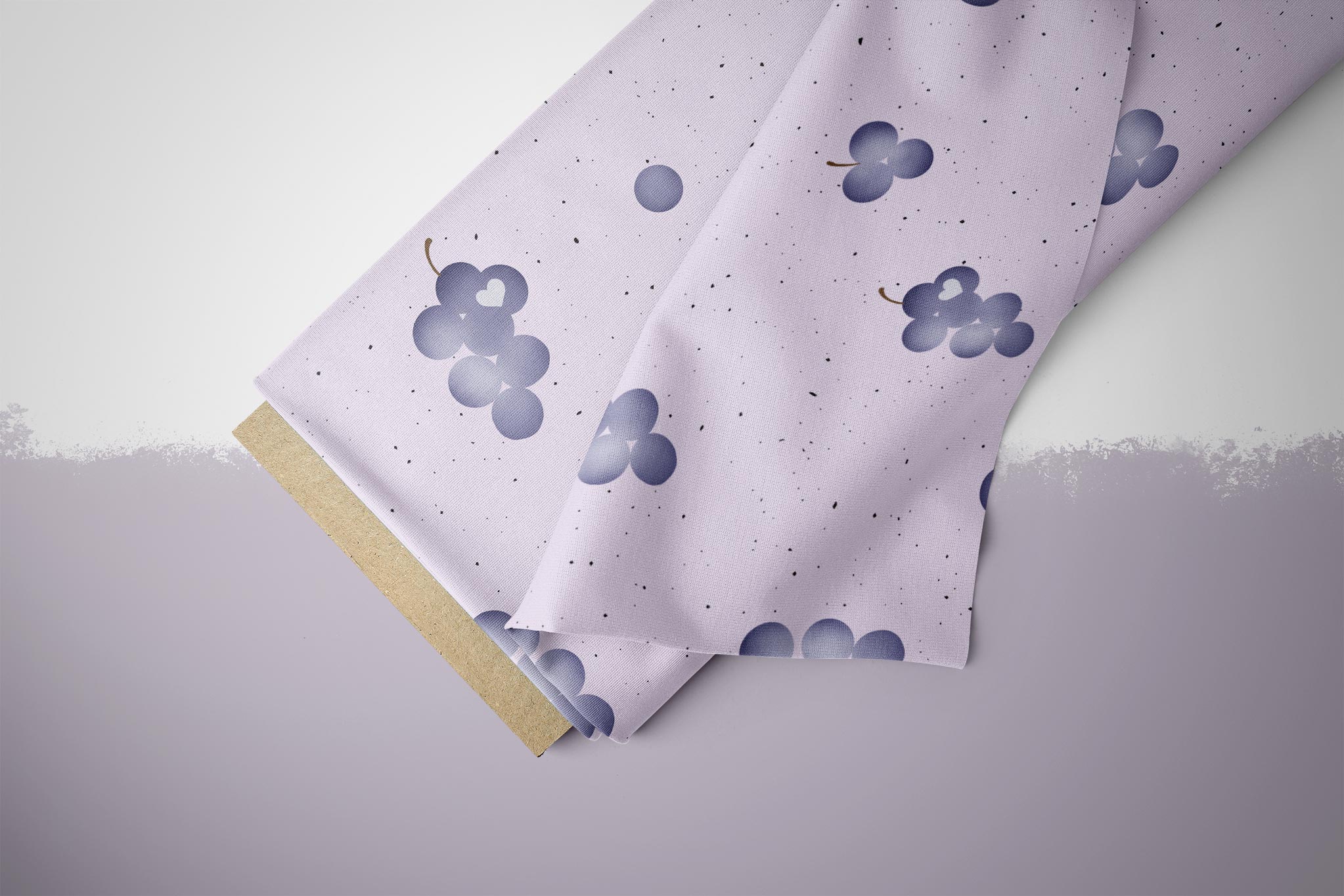 Supersoft Premium Jersey "Traubenherz" Trauben 0,5 m