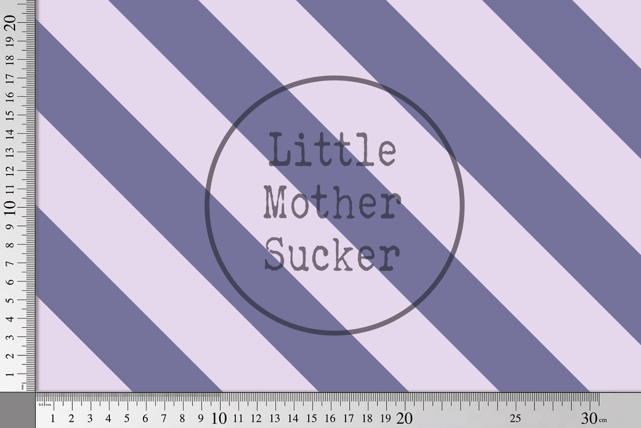 Supersoft Premium Jersey "Traubenherz" Streifen 0,5 m