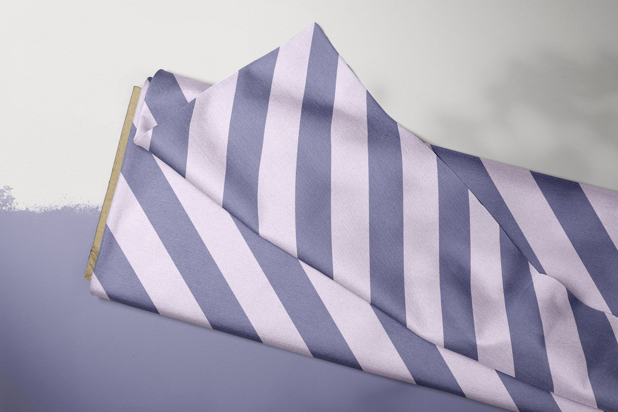 Supersoft Premium Jersey "Traubenherz" Streifen 0,5 m