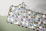 Lade das Bild in den Galerie-Viewer, Supersoft Premium BIO French Terry "Tree-Rex" Pixel bunt 0,5 m
