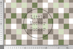 Lade das Bild in den Galerie-Viewer, Supersoft Premium BIO French Terry "Tree-Rex" Pixel grün 0,5 m
