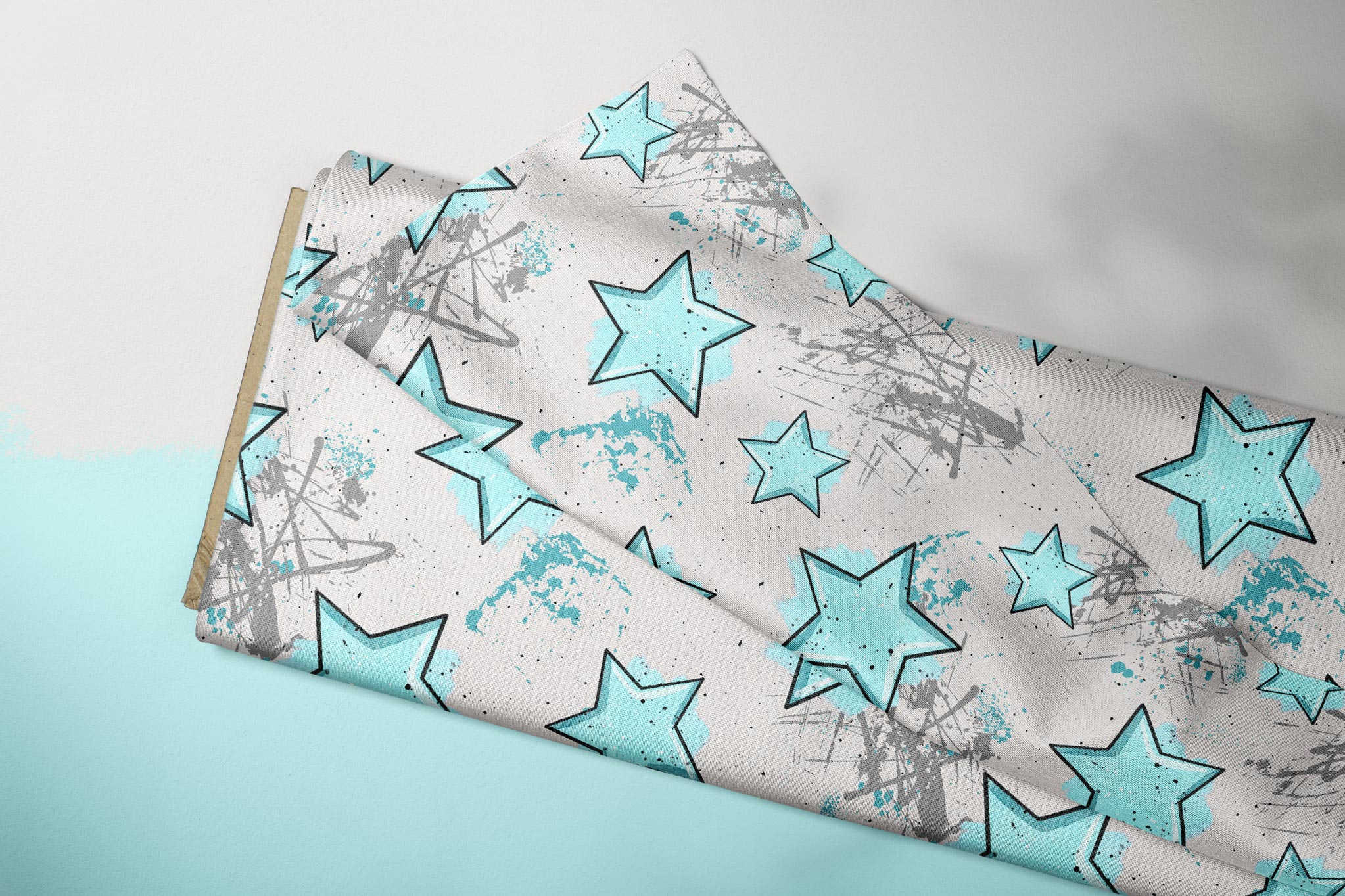 Supersoft Premium Jersey "Twinkle Twinkle" Ice groß 0,5 m