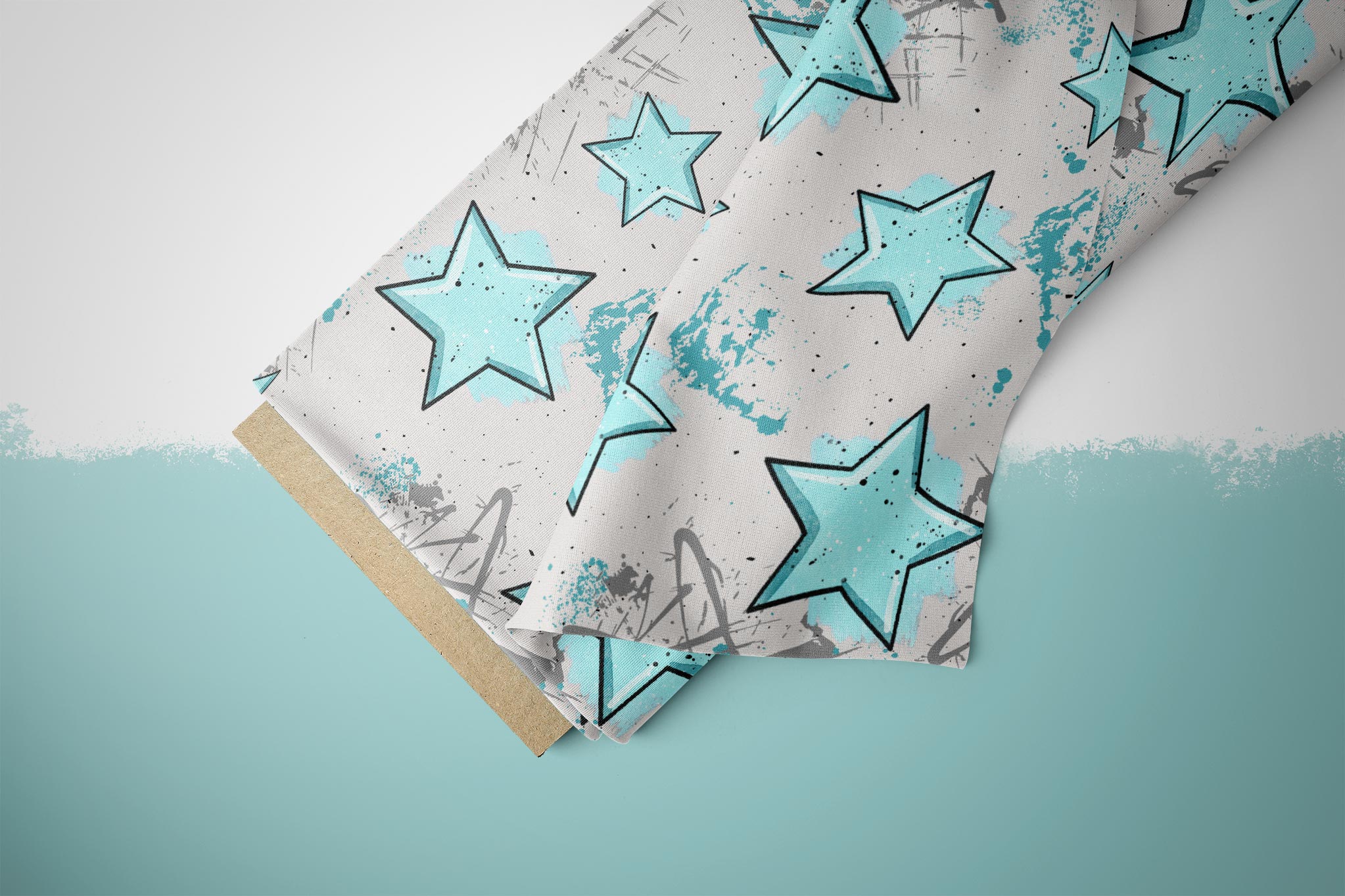 Supersoft Premium Jersey "Twinkle Twinkle" Ice groß 0,5 m