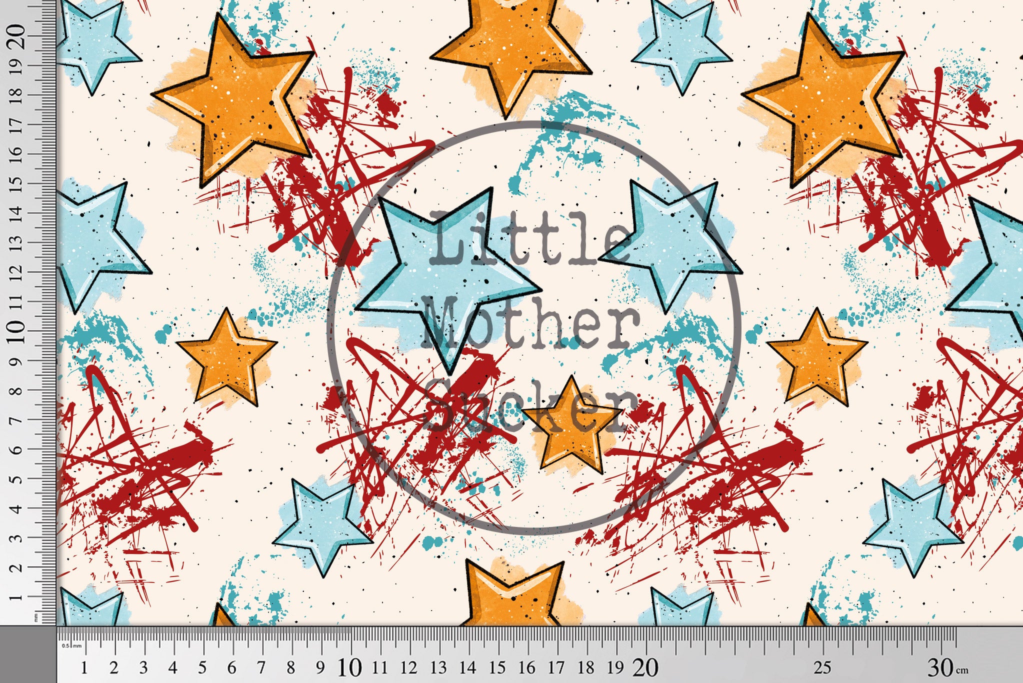 Supersoft Premium Jersey "Twinkle Twinkle" Retro klein 0,5 m