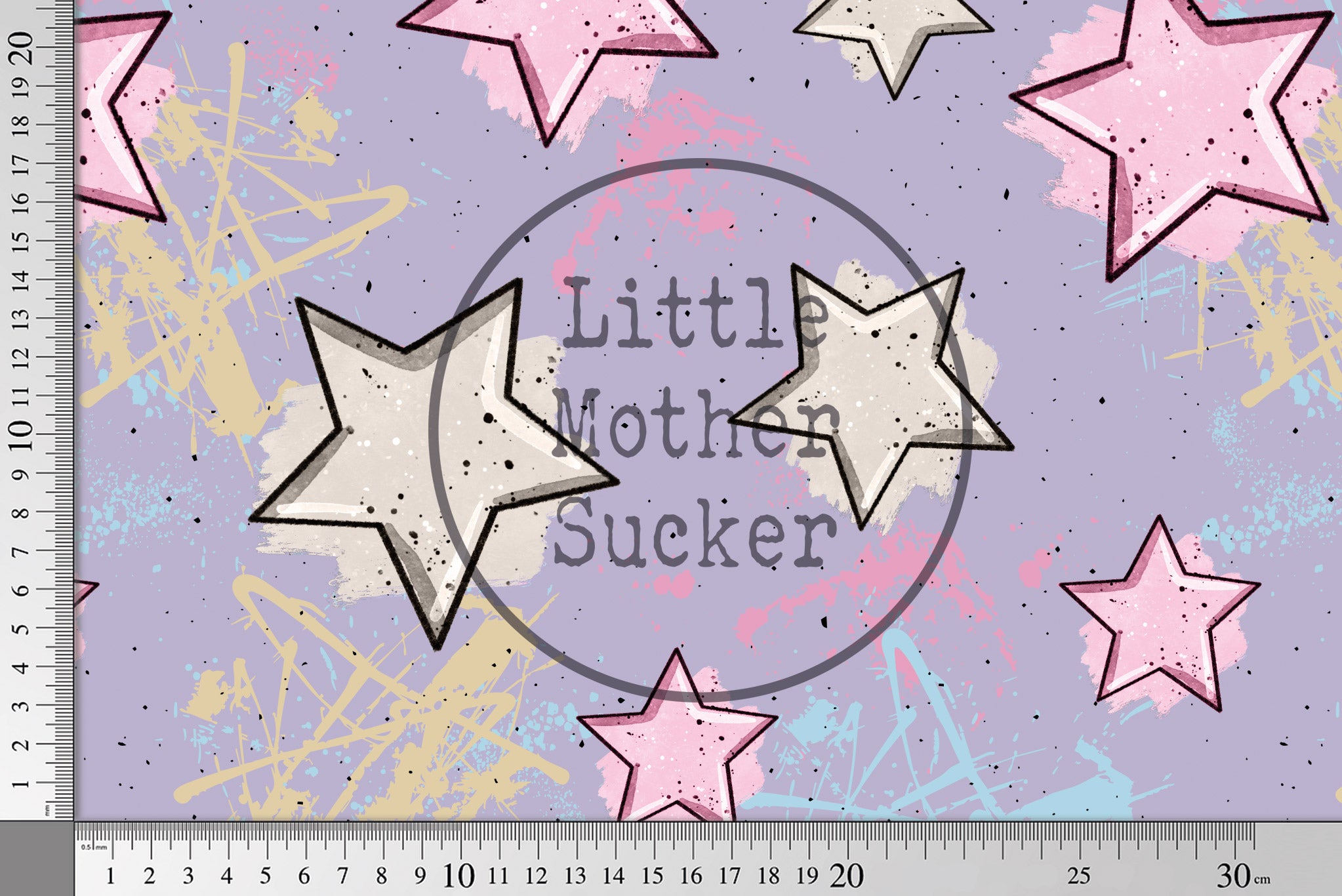 Supersoft Premium Jersey "Twinkle Twinkle" sorbet 0,5 m