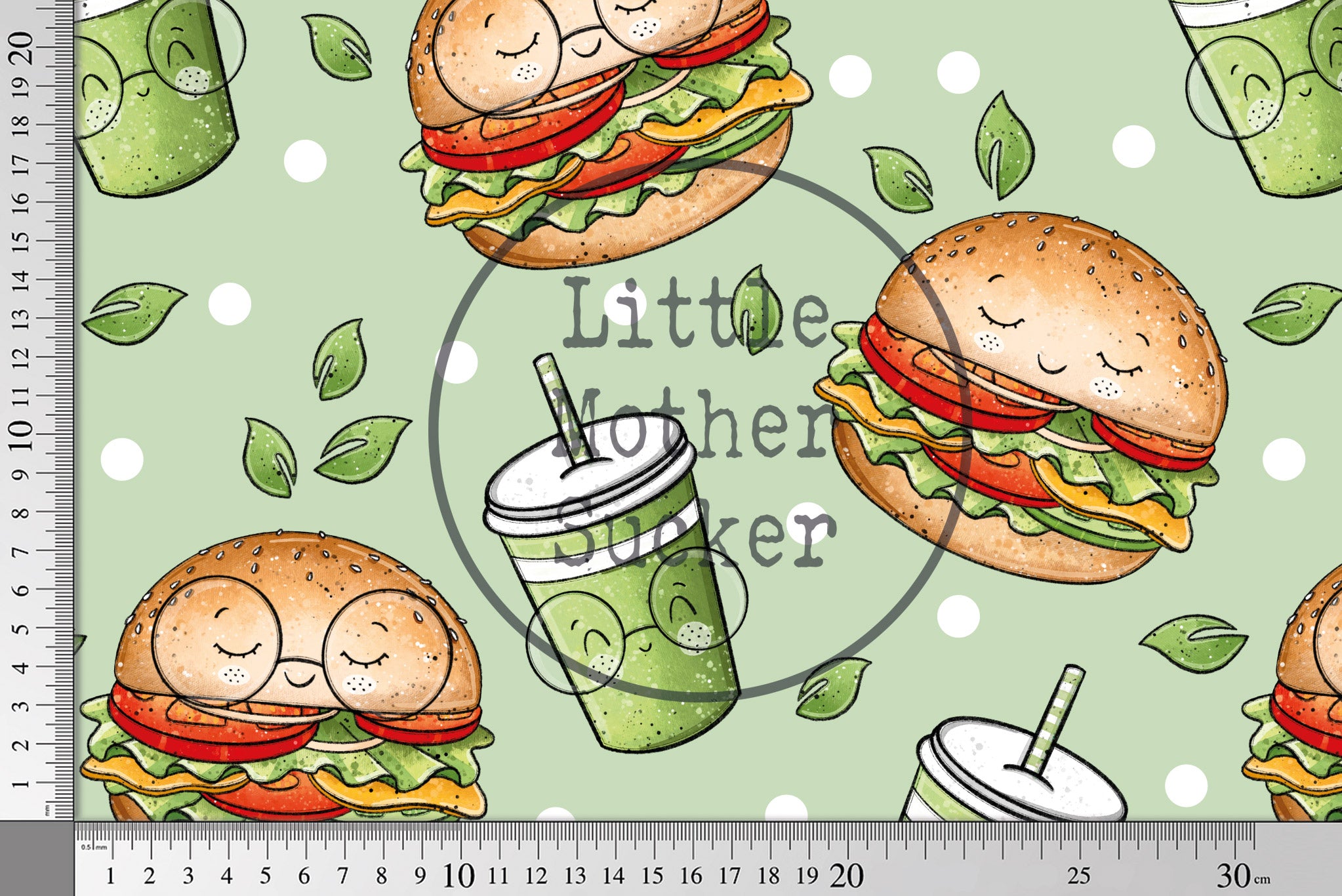 Design "Veggie Burger" COLLECTION 0,5 m