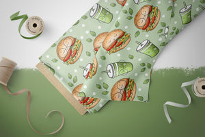 Design "Veggie Burger" COLLECTION 0,5 m