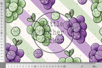 Lade das Bild in den Galerie-Viewer, BIO Jersey &quot;Weinbeeren&quot; groß 0,5 m Lager
