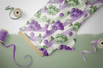 Lade das Bild in den Galerie-Viewer, Supersoft Premium BIO Jersey "Weinbeeren" klein 0,5 m
