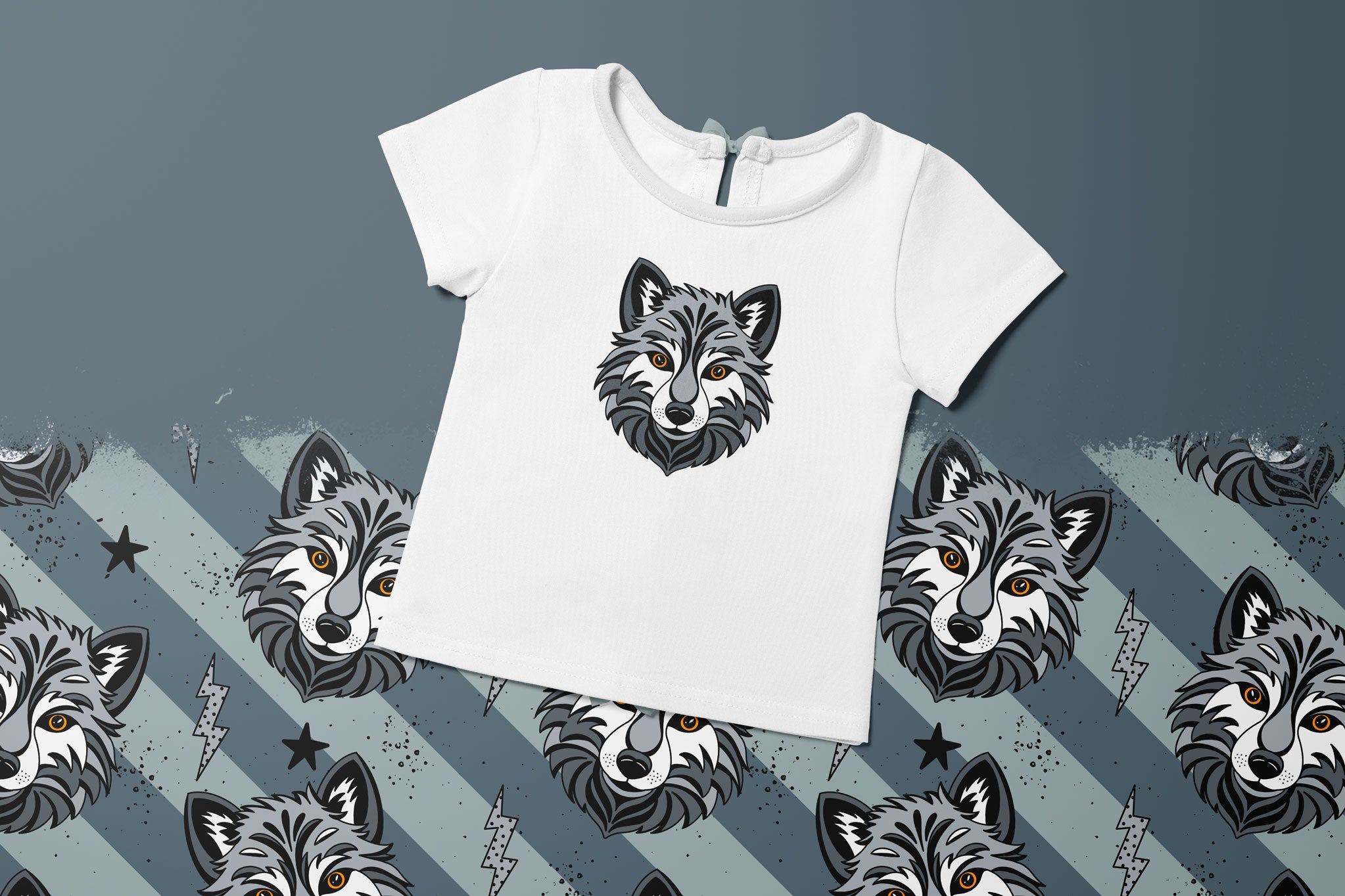 Bügelbild "Wolf Roar Collection"