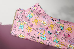 Premium Jersey "Wonderful World" groß 0,5 m