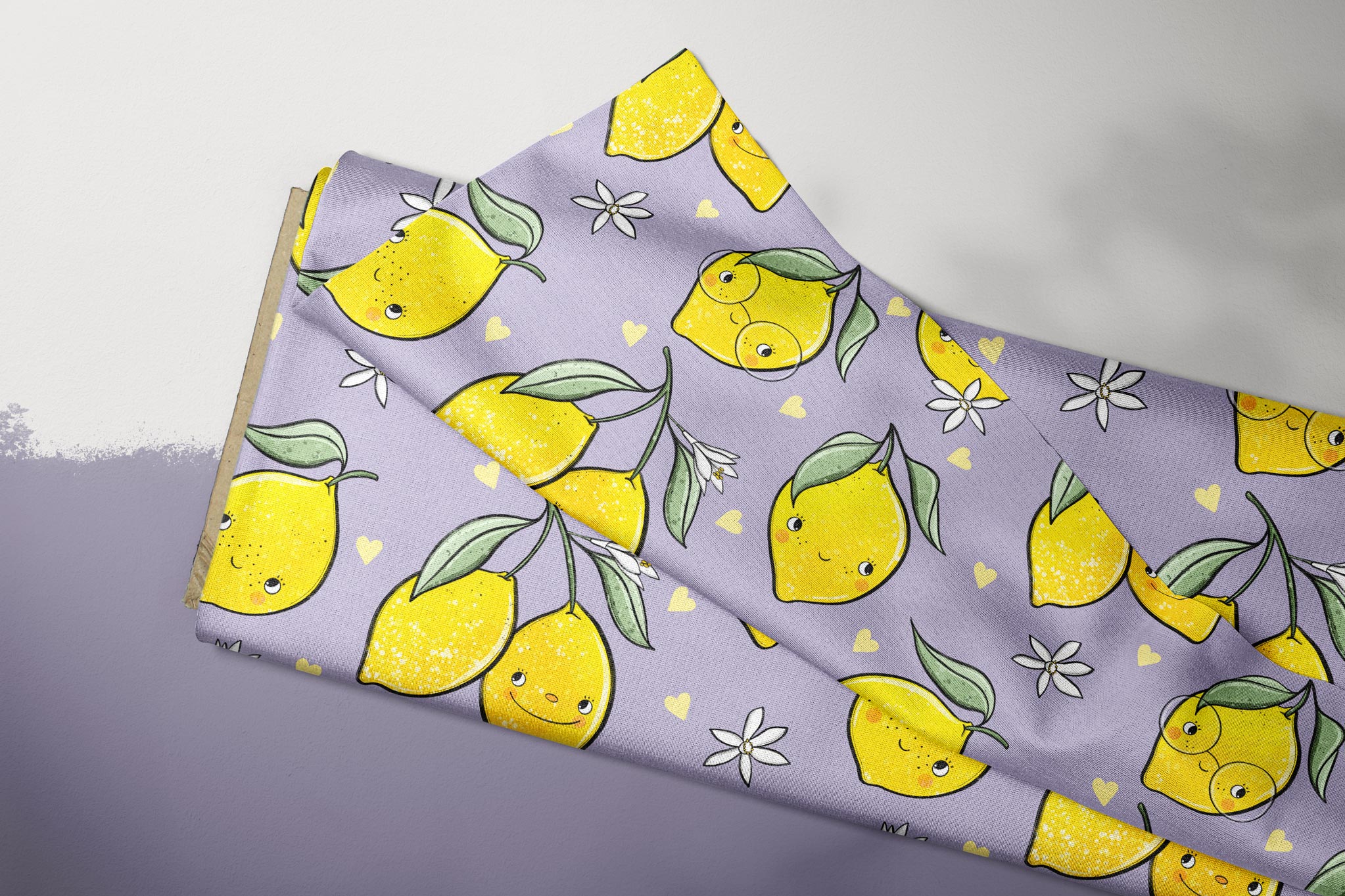 Supersoft Premium Jersey "Zitroni" Zitronen groß 0,5 m