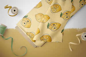 Supersoft Premium BIO Jersey "Zitronlein" mittel 0,5 m