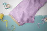 Lade das Bild in den Galerie-Viewer, Supersoft Premium BIO French Terry "Zitruszeit" lila Struktur 0,5 m
