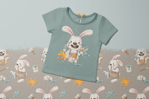 Bügelbild "Kleiner Künstler Collection" Hase