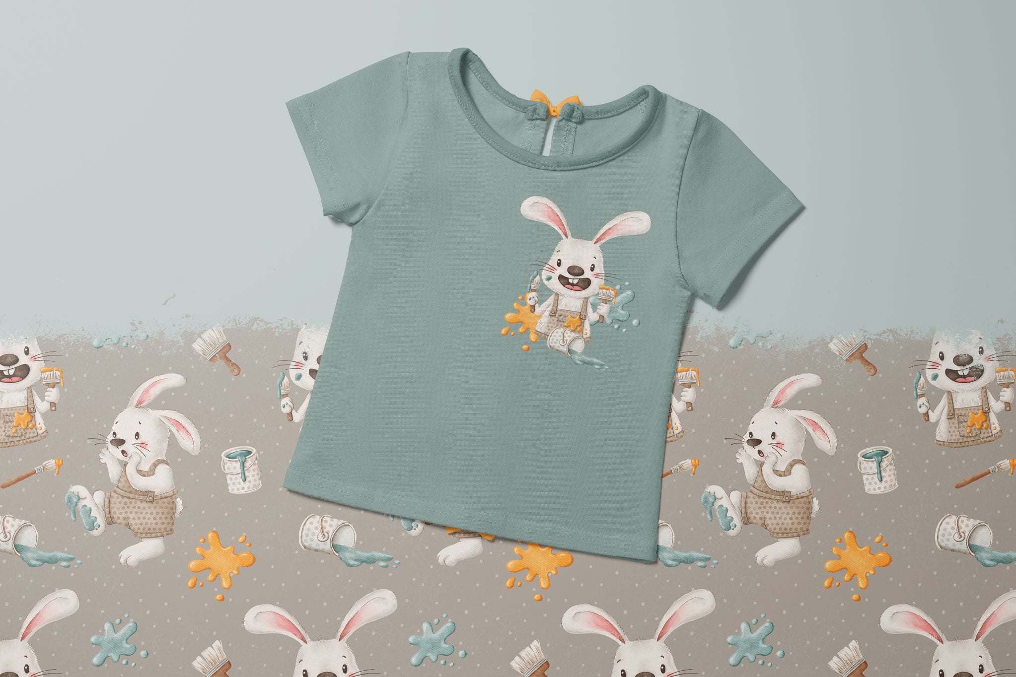 Bügelbild "Kleiner Künstler Collection" Hase