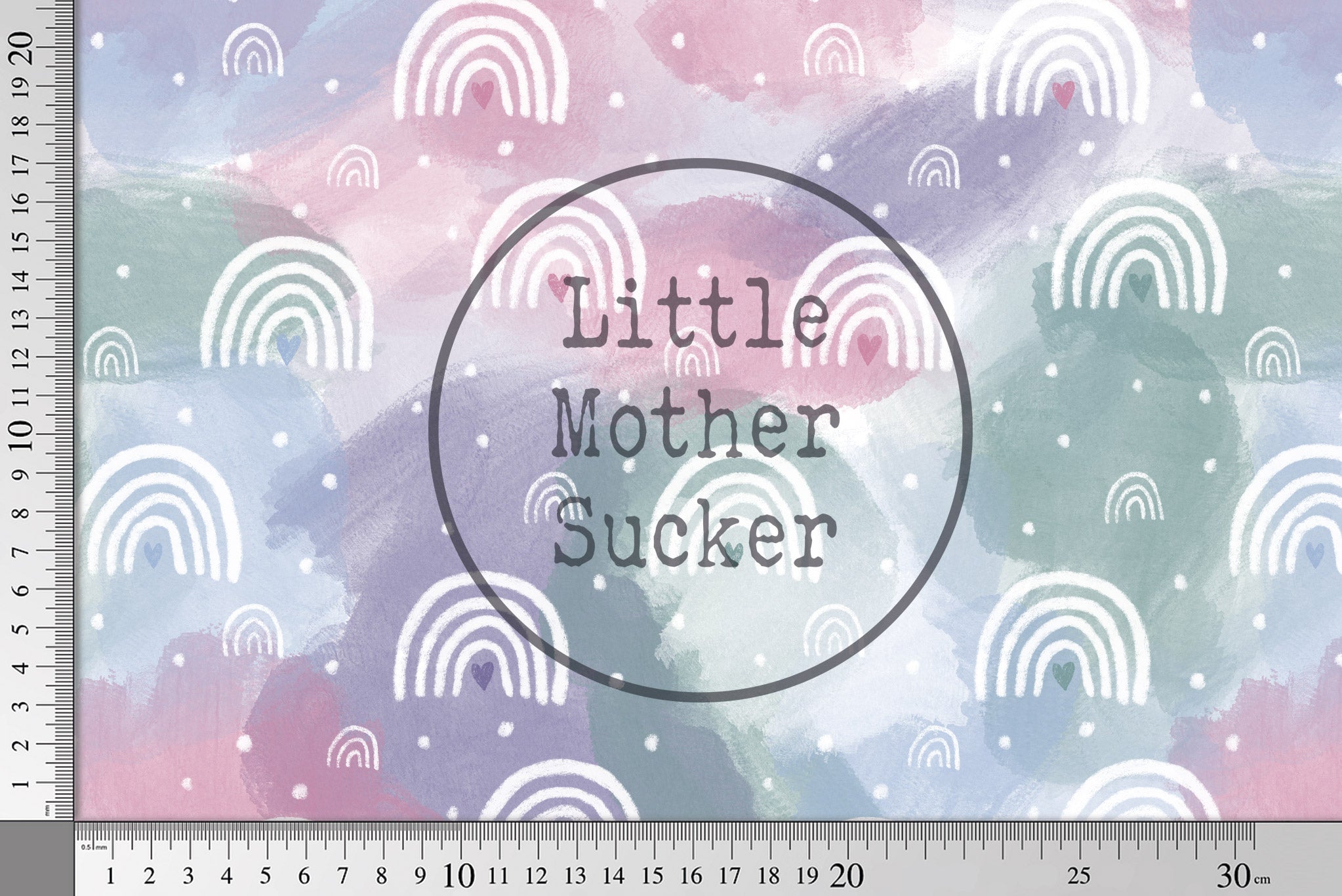 Softshell LIGHT "Chalkbows" cotton candy bunt 0,5 m