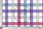 Lade das Bild in den Galerie-Viewer, Supersoft Premium French Terry &quot;LMS Gingham&quot; Iris 0,5 m
