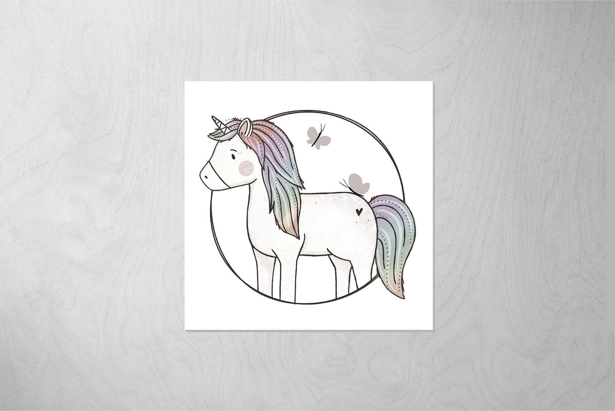 Kunstleder Patch "Felicity" 3,5 x 3,5 cm