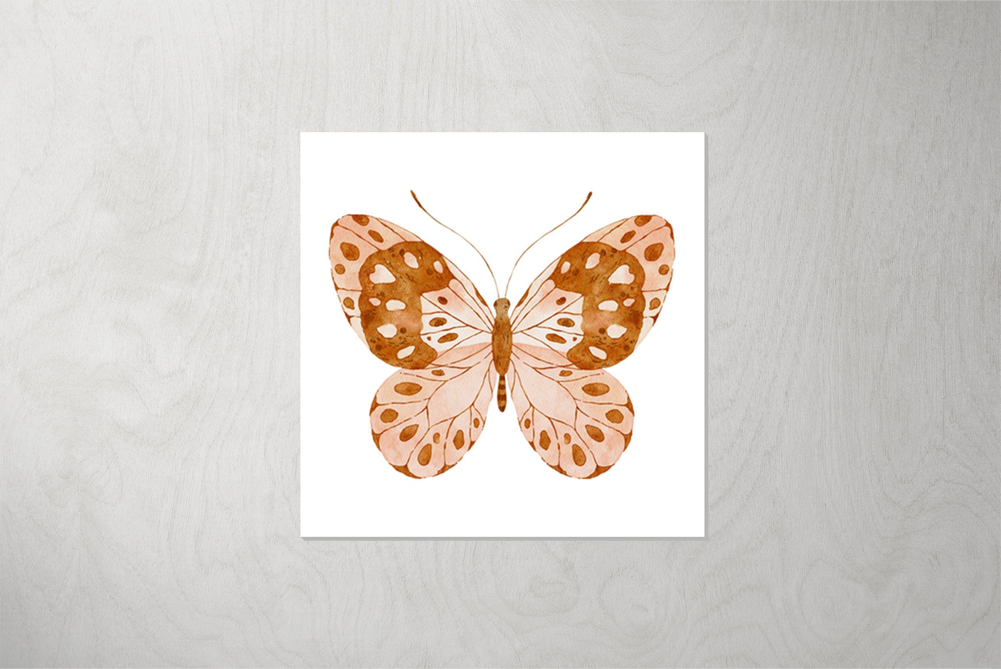 Kunstleder Patch "Josephina Schmetterling 4" 3,5 x 3,5 cm