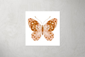 Kunstleder Patch "Josephina Schmetterling 4" 3,5 x 3,5 cm