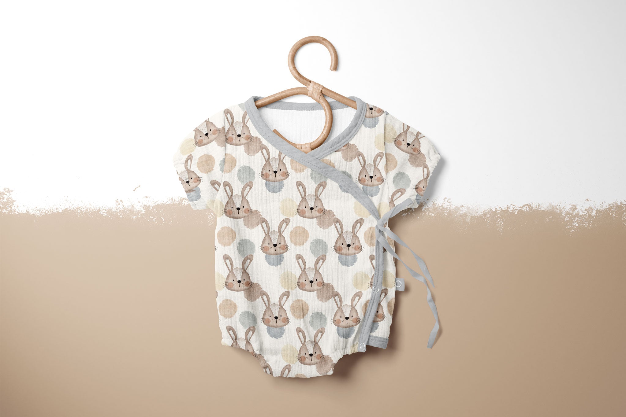 BIO Musselin "Hasi" klein 0,5 m Lager