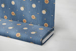 Lade das Bild in den Galerie-Viewer, Premium BIO French Terry "Daisy Meadow Denim" 0,1 m
