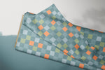 Lade das Bild in den Galerie-Viewer, Supersoft Premium BIO French Terry "Flugdrache" autumn Pixel 0,5 m
