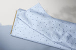 Lade das Bild in den Galerie-Viewer, Supersoft Premium BIO Jersey "Hurra Schule" Blue Herzchen 0,5 m
