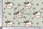 Lade das Bild in den Galerie-Viewer, Supersoft Premium BIO Jersey "Kleine Wiesenkuh" Kuh klein 0,5 m
