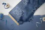 Lade das Bild in den Galerie-Viewer, Design "Jeansoptik" Schleifchen 0,5 m
