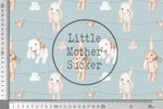 Lade das Bild in den Galerie-Viewer, BIO French Terry &quot;Laundry Day&quot; Bunny COLLECTION 0,5 m Lager
