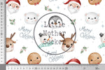 Lade das Bild in den Galerie-Viewer, Frottee Jersey &quot;Winter Friends&quot; COLLECTION 0,5 m
