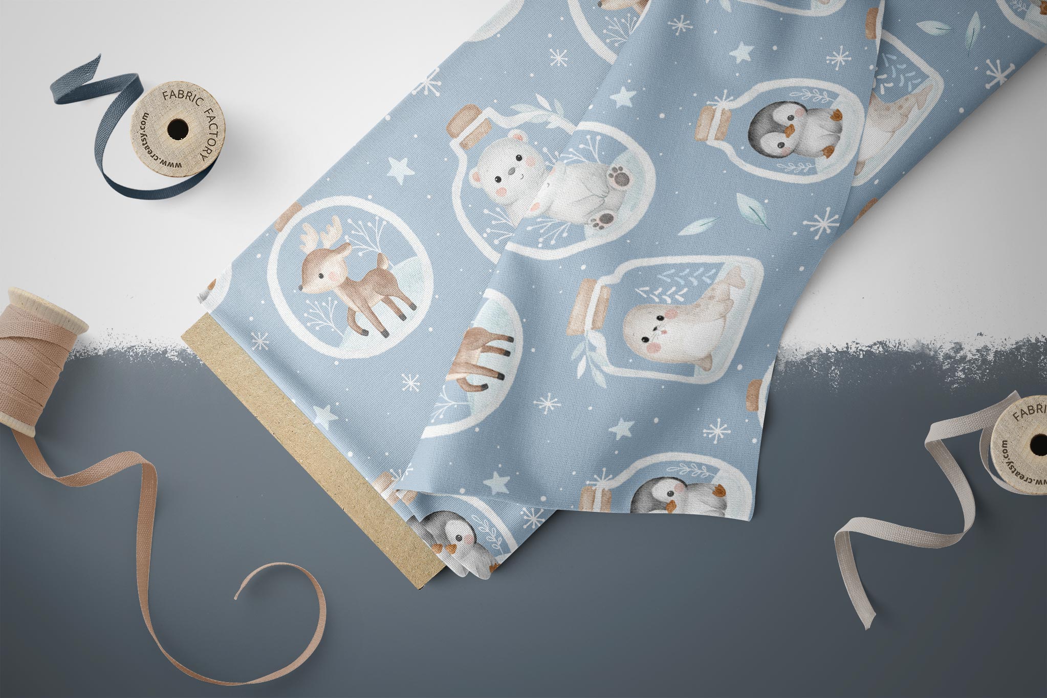 Frottee Jersey "Winter Friends" COLLECTION 0,5 m