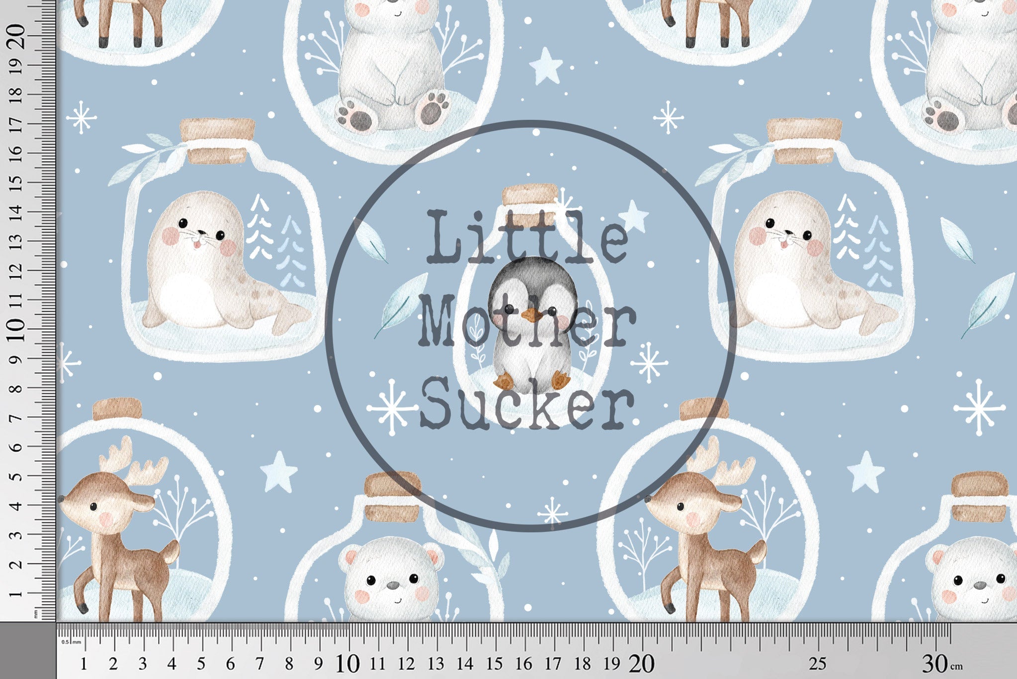 Frottee Jersey "Winter Friends" COLLECTION 0,5 m