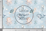 Lade das Bild in den Galerie-Viewer, Webware für Bermudashorts "Baby Sea Animals" COLLECTION 0,5 m
