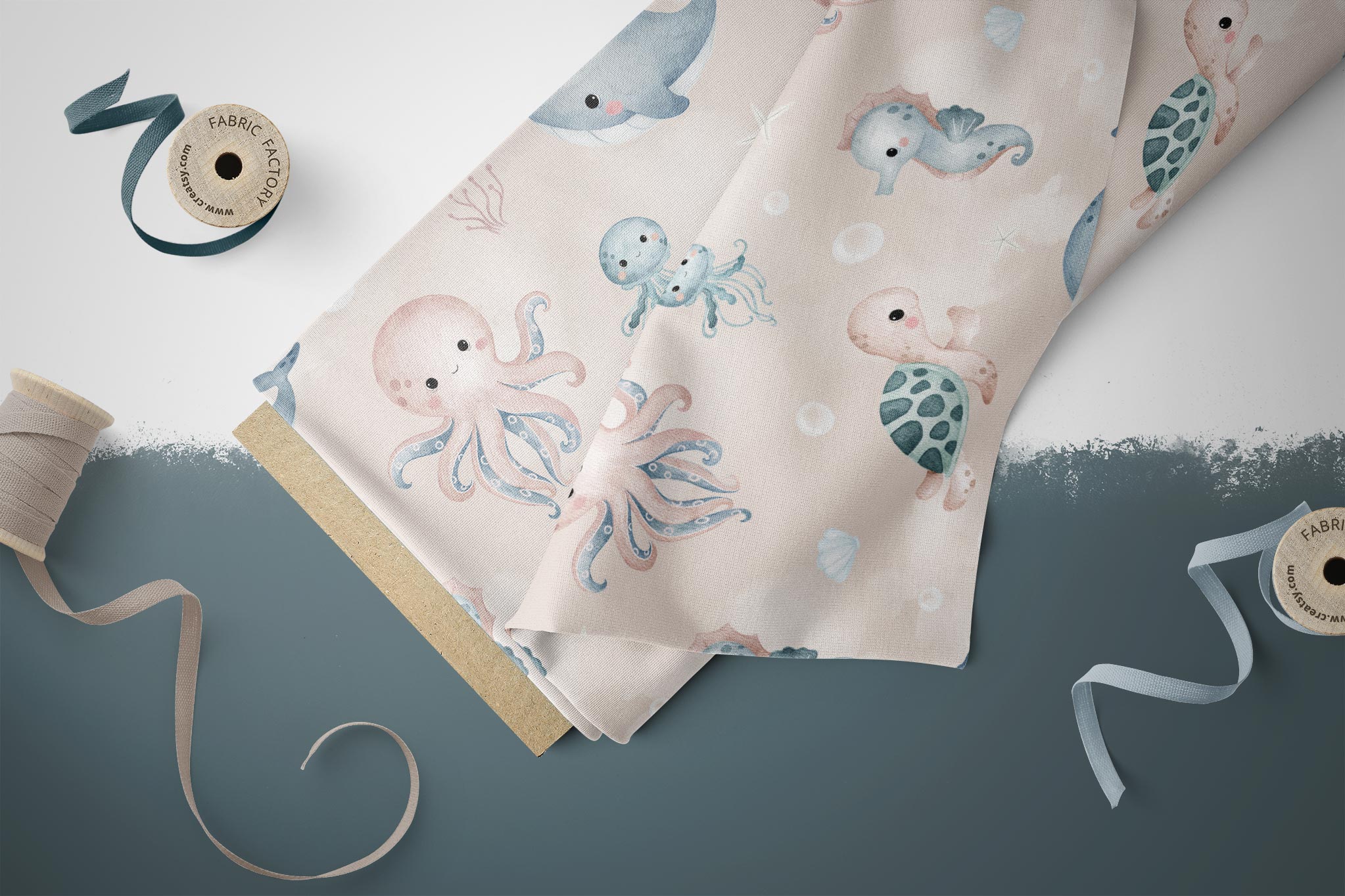 Design "Baby Sea Animals" COLLECTION 0,5 m