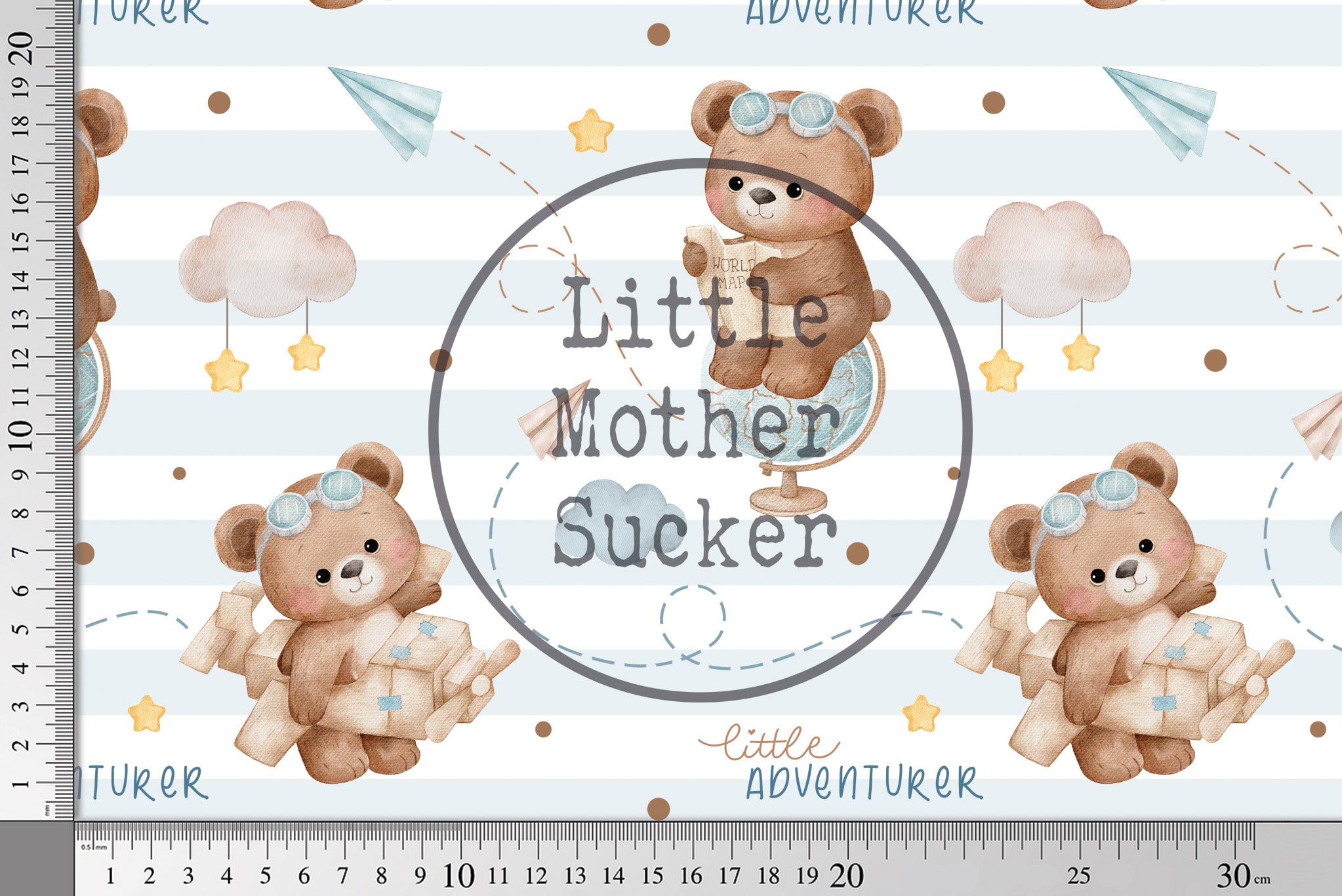 Design "Kleiner Weltentdeckbär" COLLECTION 0,5 m