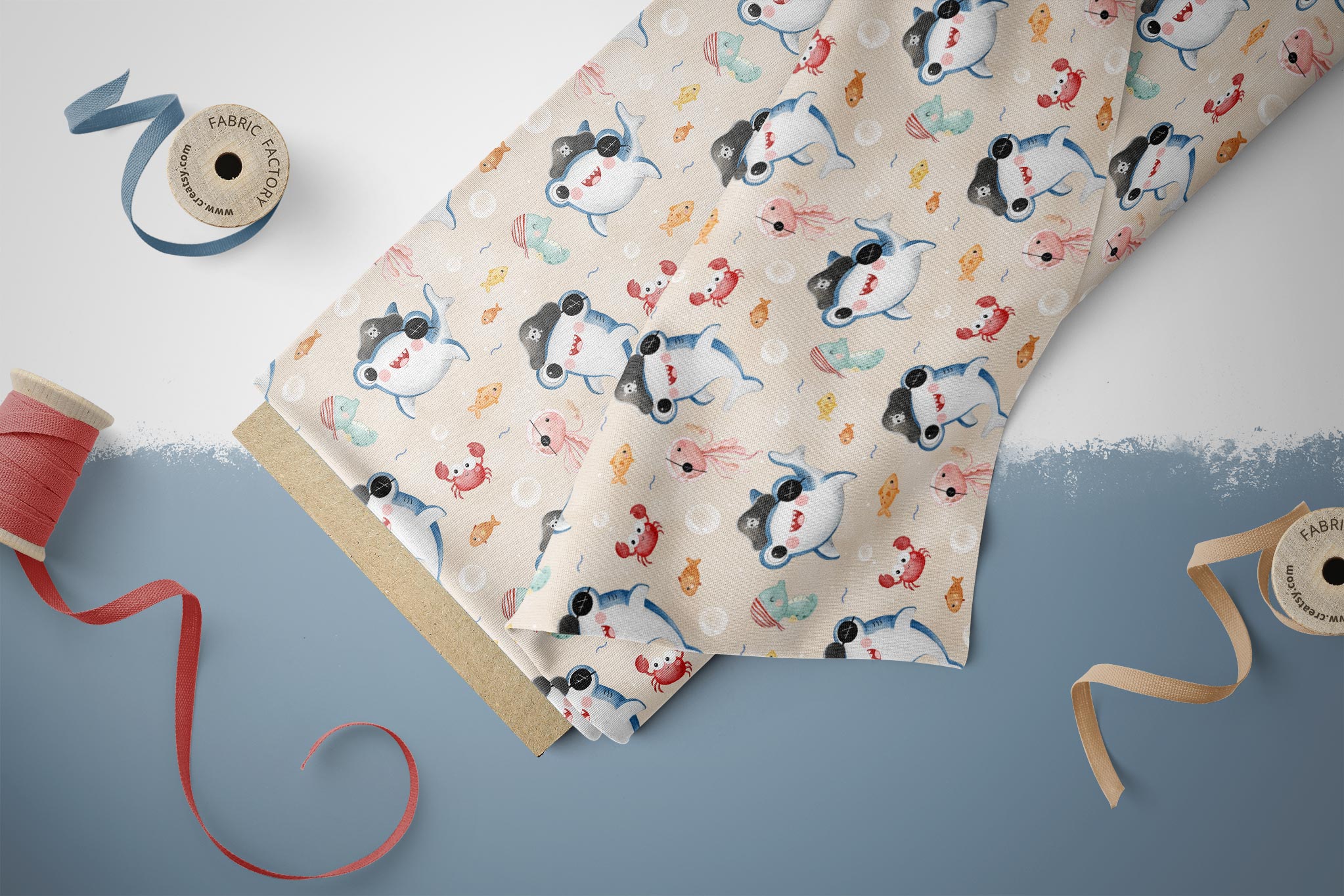 Design "Pirate Shark" COLLECTION 0,5 m