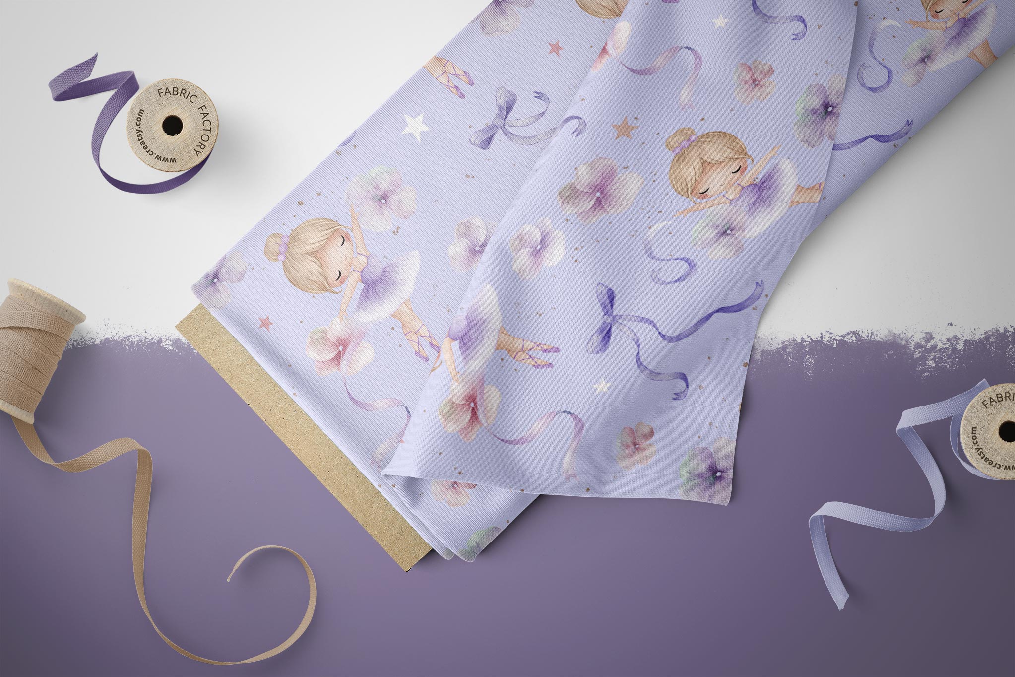 Supersoft Premium Jersey "Pretty Little Ballerina" Blond groß 0,8 m Rest