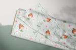 Lade das Bild in den Galerie-Viewer, Supersoft Premium BIO Jersey "Pretty Little Ballerina" Rot groß 0,5 m

