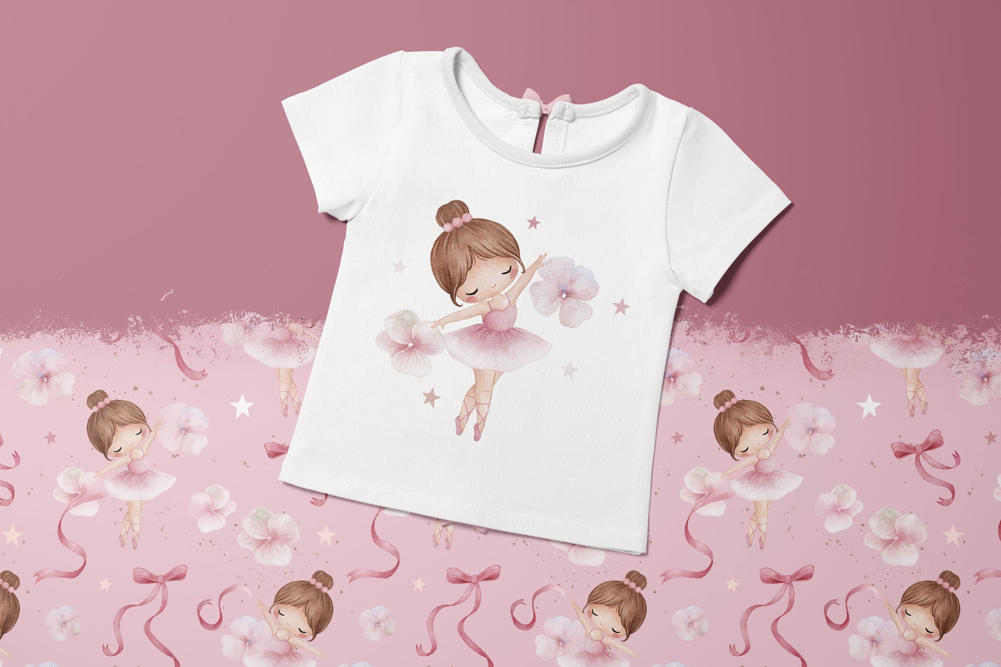 Bügelbild "Little Ballerina Girl Collection"