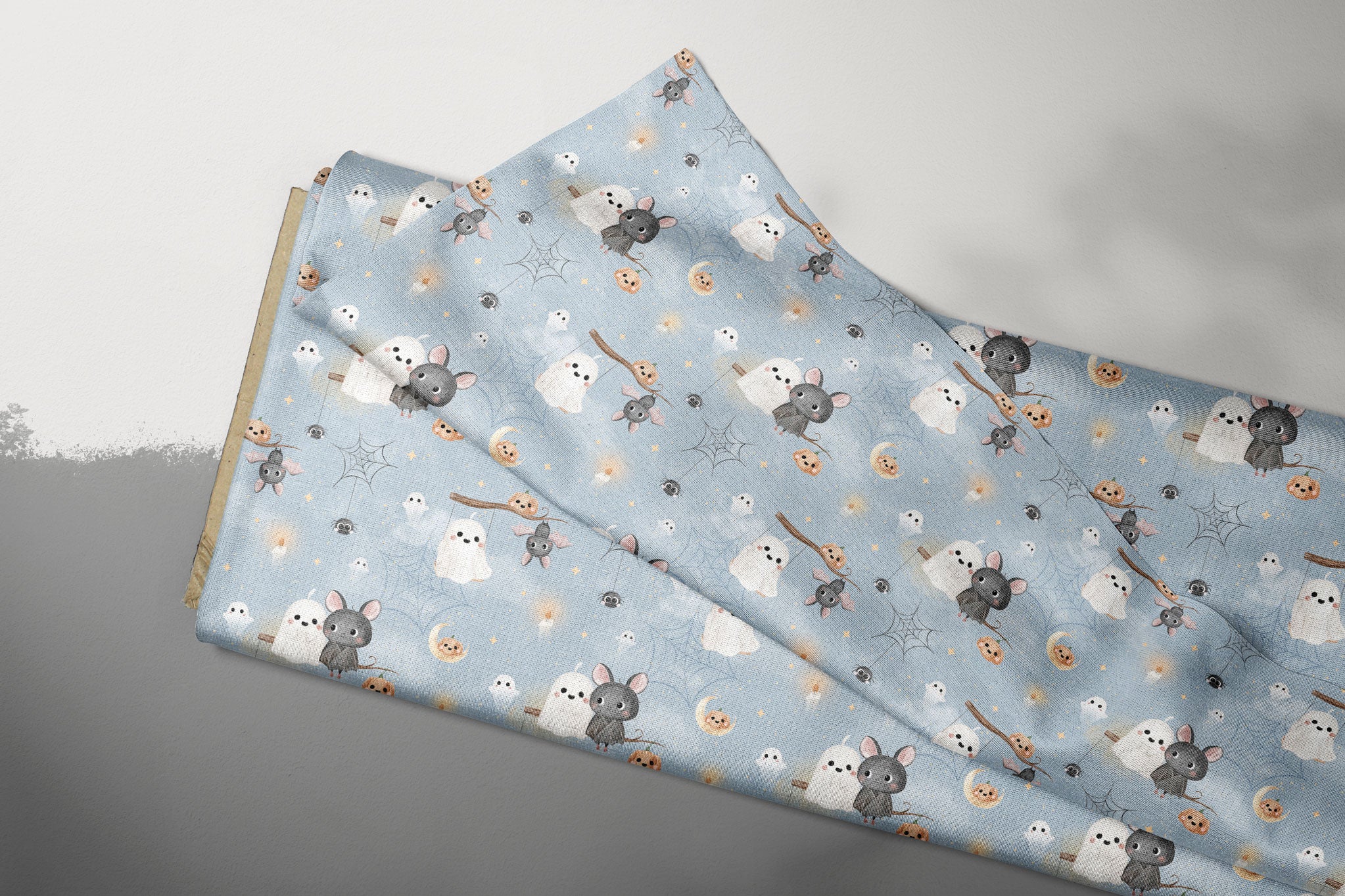 Supersoft Premium BIO French Terry "Spooky Date" 0,5 m