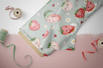 Lade das Bild in den Galerie-Viewer, BIO French Terry &quot;Sweet Strawberries&quot; COLLECTION 0,5 m Lager
