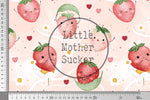 Lade das Bild in den Galerie-Viewer, BIO French Terry &quot;Sweet Strawberries&quot; COLLECTION 0,5 m Lager

