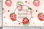Lade das Bild in den Galerie-Viewer, BIO French Terry &quot;Sweet Strawberries&quot; COLLECTION 0,5 m

