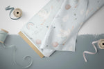 Lade das Bild in den Galerie-Viewer, BIO French Terry &quot;Welcome Little One&quot; COLLECTION 0,5 m Lager
