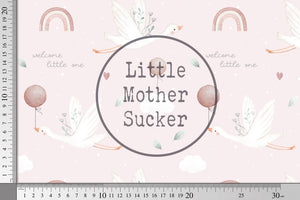BIO French Terry "Welcome Little One" COLLECTION 0,5 m Lager