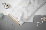 Lade das Bild in den Galerie-Viewer, BIO French Terry &quot;Welcome Little One&quot; COLLECTION 0,5 m Lager
