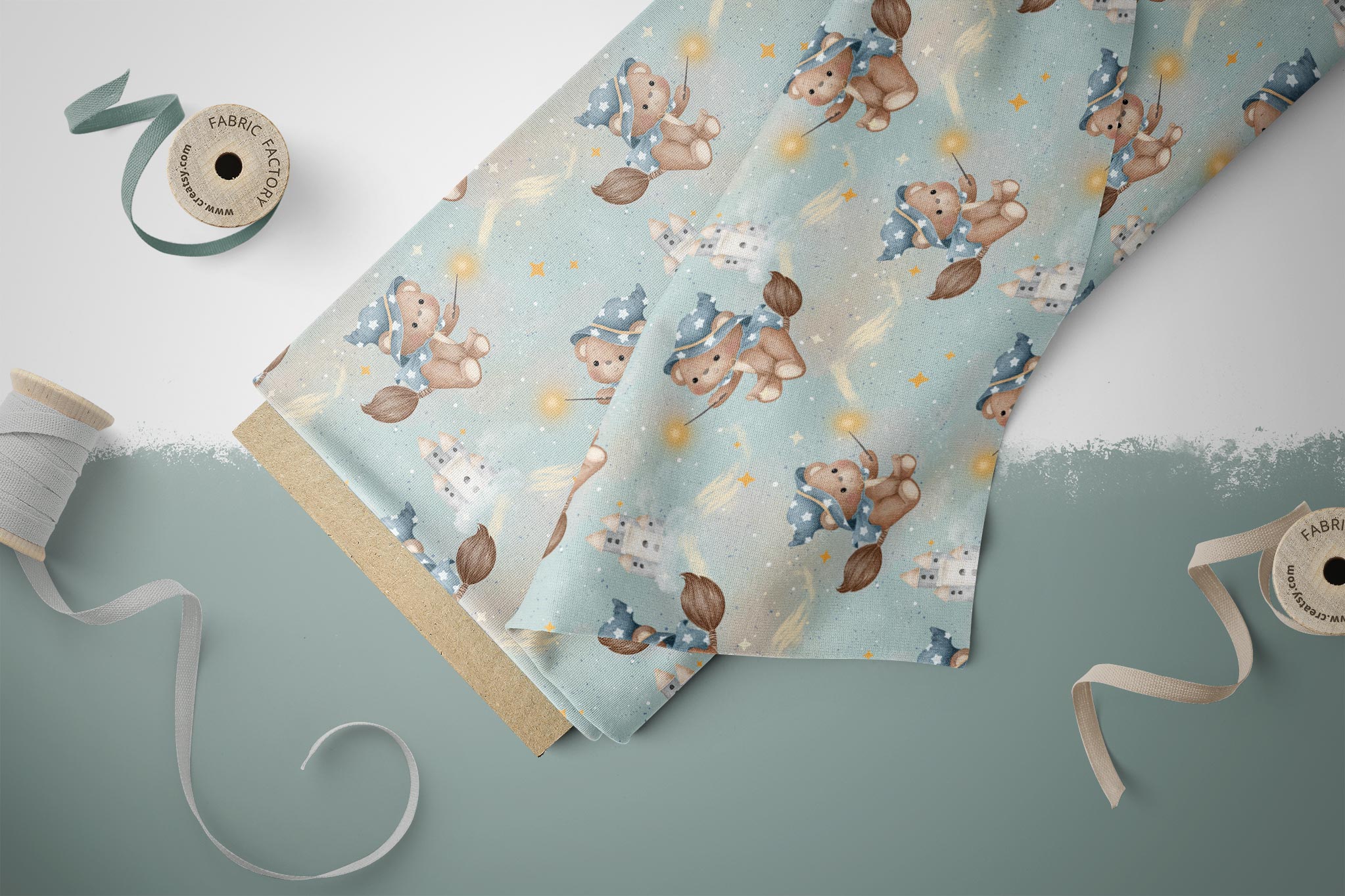 Supersoft Premium Jersey "Wizard Bear" Dream klein 0,5 m